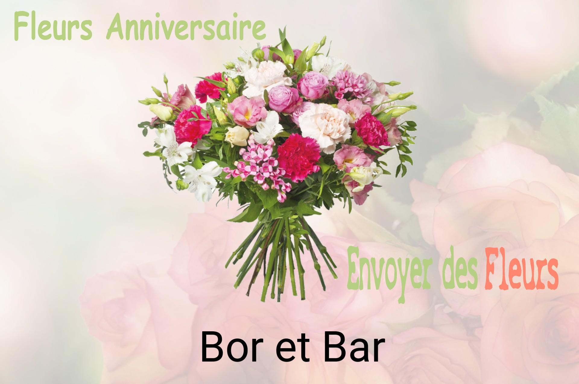 Bouquet de fleurs d’anniversaire livré à Bor-et-Bar