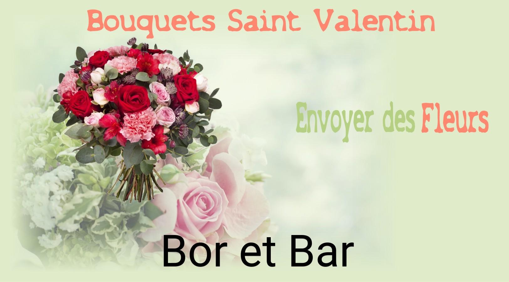 Roses de Saint-Valentin livrées à Bor-et-Bar